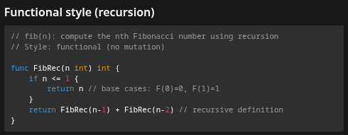 functional example